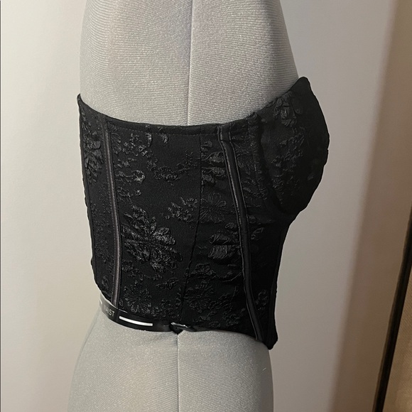 Windsor Black Floral Bustier - Picture 3 of 7